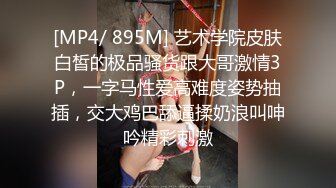 [MP4/ 895M] 艺术学院皮肤白皙的极品骚货跟大哥激情3P，一字马性爱高难度姿势抽插，交大鸡巴舔逼揉奶浪叫呻吟精彩刺激