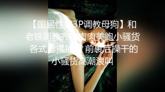 【国民性奴3P调教母狗】和老铁调教齐操肉肉美鲍小骚货 各式虐操抽插 前裹后操干的小骚货高潮浪叫