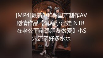 [MP4]最新100%国产制作AV剧情作品【饥寒小淫娃 NTR 在老公面前跟朋友做爱】小S穴流了好多水水