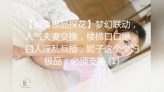 【换妻极品探花】梦幻联动，人气夫妻交换，楼梯口口爆，四人淫乱互插，妮子这个少妇极品，必须支持 (1)