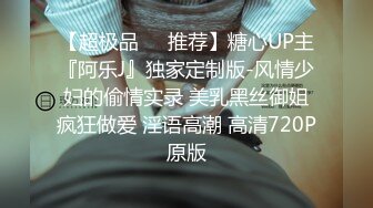 【超极品❤️推荐】糖心UP主『阿乐J』独家定制版-风情少妇的偷情实录 美乳黑丝御姐疯狂做爱 淫语高潮 高清720P原版