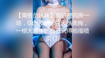 【乘务员妹妹】高价密码房一场，G奶00后，纯天然美胸，一根大黑牛把自己玩得抽搐喷浆 (7)